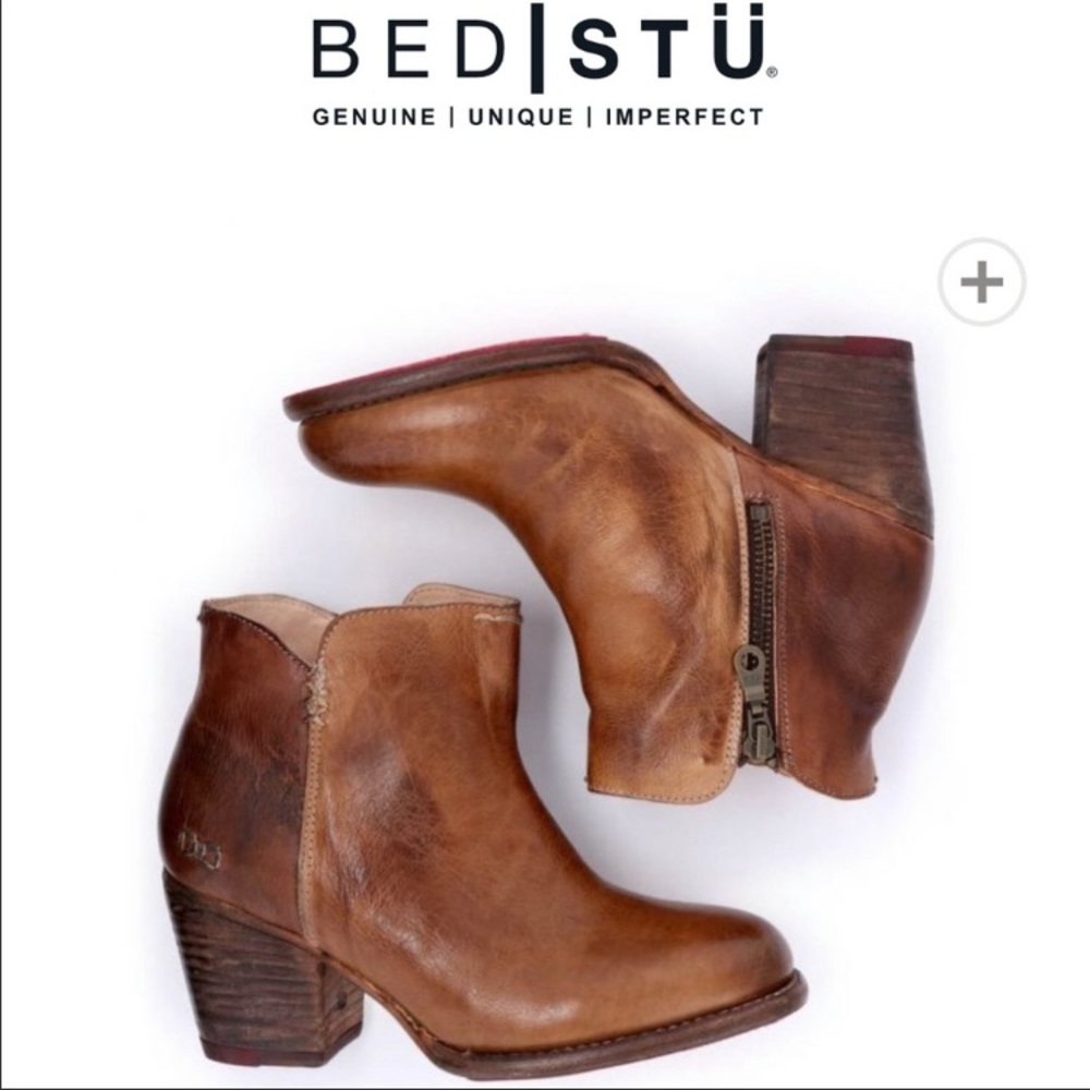 Bed Stu Yell Leather Booties